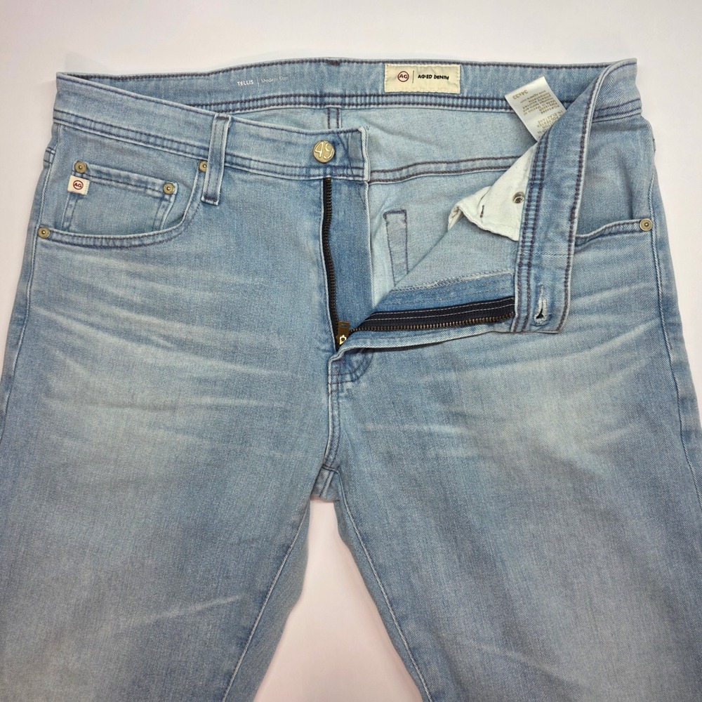 AG Adriano Goldschmied Tellis Modern Slim Jeans Light Wash 34x33 1783HYI25YYUP
